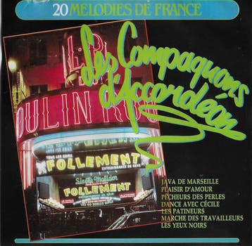 Les Compagnons DAccordéon - 20 Melodies De France, Verzenden, Gebruikt