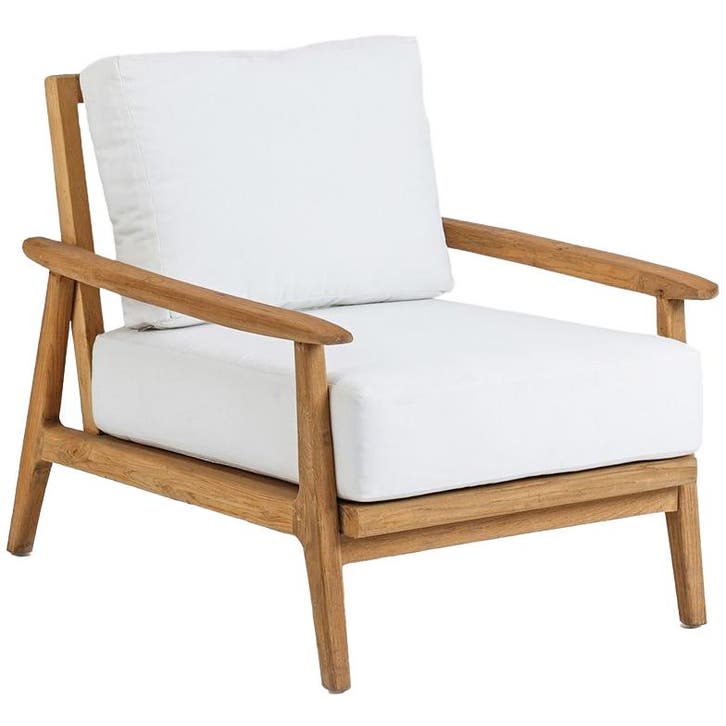 Bazar Bizar Tuinfauteuil Gilimanuk - Tuinstoel - Nieuw in, Tuin en Terras, Tuinstoelen, Nieuw, Teakhout, Verzenden