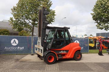 Veiling: Heftruck Linde H80D-02/900 Diesel 8000kg 2015, Ophalen