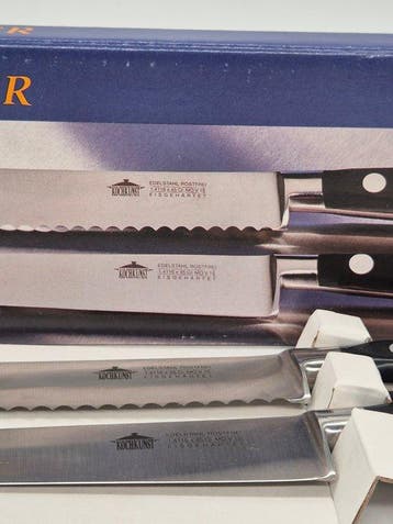 Kochkunst – 2 Profi-Messer Set – Eisgehärteter Edelstahl