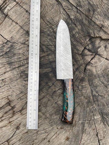K Romain - Keukenmes - Chefs knife - Presentatie van