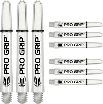 Target Darts – Pro Grip - Wit - 3 sets (Dart Shafts), Ophalen of Verzenden, Nieuw, Shafts