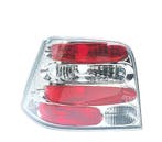 FEUX ARRIÈRE GOLF 4 97-03 FOND CHROMÉ ROUGE, Verzenden