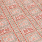 BA216 - Stof Elefanti d’Oriente - Koraalachtergrond -
