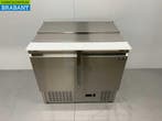 Acier inoxydable HCB Saladette Etabli réfrigéré 2 portes 1/1, Articles professionnels, Verzenden