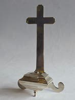 Croix - Plaqué(e) argent - 1850-1900 - Kruiswijwatervat