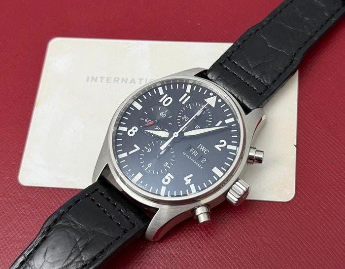 IWC - Pilot Chronograph - IW377709 - Heren - 2020, Bijoux, Sacs & Beauté, Montres | Anciennes | Antiquités