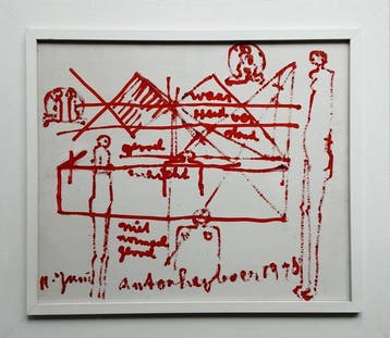 Anton Heyboer (1924-2005) - Madonna = Moeder met kind
