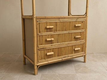 Étagère - Italiaanse pagode étagère / boekenkast - Rattan,