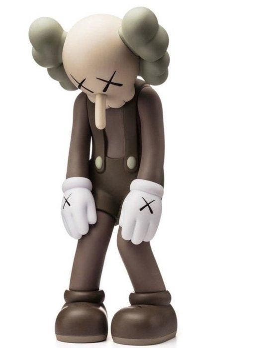 Kaws (1974) - Small Lie Brown, Antiquités & Art, Art | Objets design