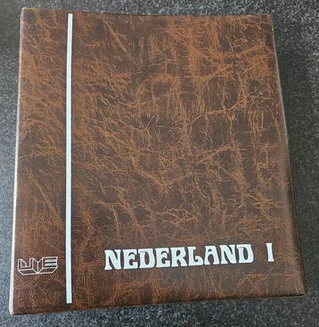 Nederland 1872/1990 - 3 luxe excellent albums NL met inhoud, Gestempeld