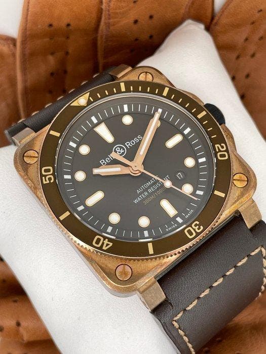 Bell & Ross - BR03 Bronze Limited Edition Automatic -, Handtassen en Accessoires, Horloges | Heren