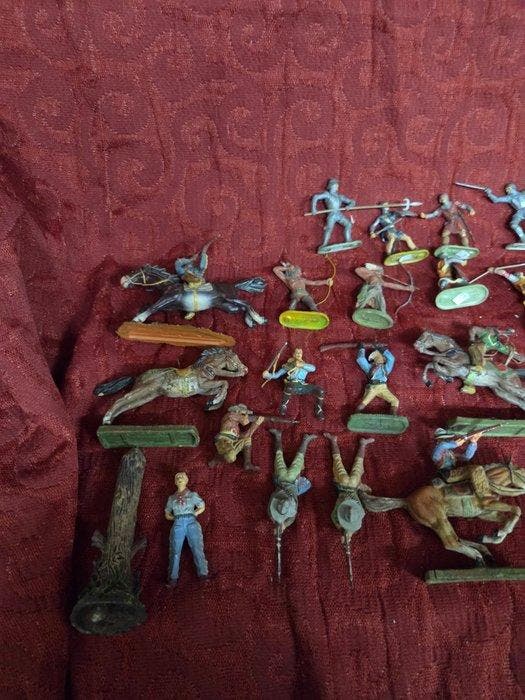 Elastolin - Figuur - Speelgoedsoldaatjes en ruiters (42) -, Kinderen en Baby's, Speelgoed | Overig