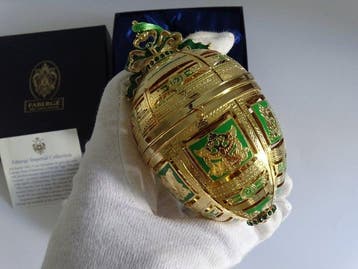 Figure - House Fabergé - Imperial ornament Egg -Certificate, Nieuw
