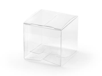 Geschenkdoosjes Kubus Doorzichtig 5cm 10st, Hobby en Vrije tijd, Verzenden, Nieuw