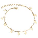 Fako Bijoux - Enkelbandje - Enkelsieraad - Sterretjes &, Verzenden, Nieuw