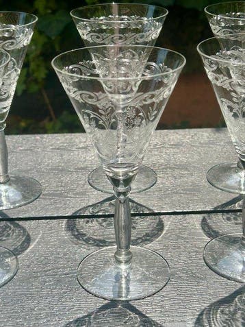 Baccarat - Service de boisson (6) - Cristal - Ste baccarat ,, Antiquités & Art
