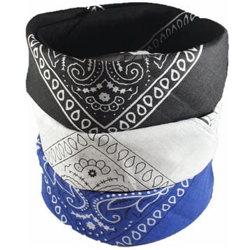 Fako Fashion - 3-Pack Paisley Bandana - Boeren Zakdoek -, Kleding | Heren, Verzenden, Nieuw
