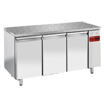 Bakkerij Koelwerkbank | 550L | 3 Deuren (EN600x400) | Voor, Verzenden