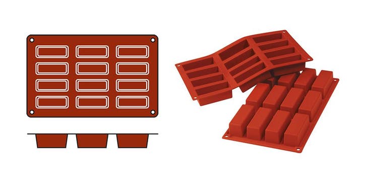 Bakmat | Cakes Silikomart, Zakelijke goederen, Horeca | Keukenapparatuur, Nieuw in verpakking, Verzenden