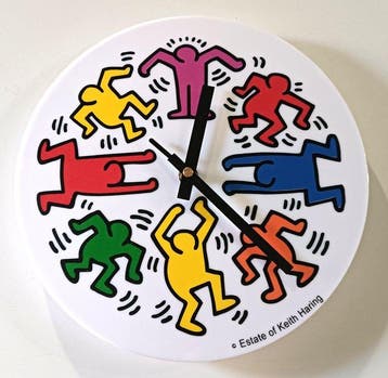 Keith Haring (1958-1990) - Pop Shop Wall Clock - 2000