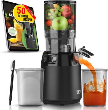 2dekans | Lebenlang Slow Juicer sapcentrifuge - Incl. 2, Ophalen of Verzenden