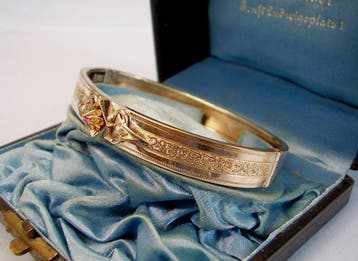 Zonder minimumprijs - Armband Schaumgoud / goudverguld