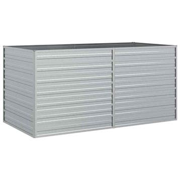 Verhoogde Plantenbak zilver | Retour Deal | Snel weg, 100 cm of meer, Zo goed als nieuw, Metaal, 60 cm of meer