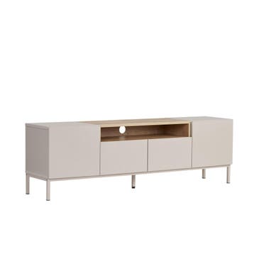 Evila TV-meubel - Houtkleurig/Beige - Nieuw/Ongebruikt -, Verzenden, 150 tot 200 cm, Nieuw, Scandinavisch