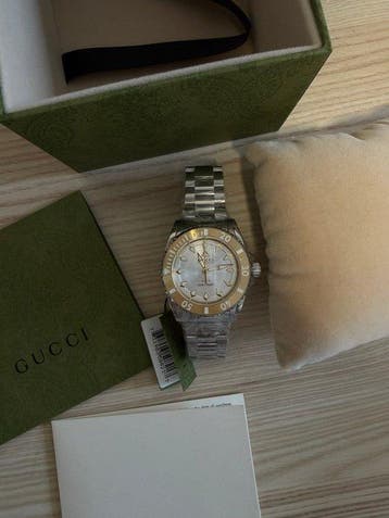 Gucci - Dive - 18kt Gold Plated - Automatic - YA136357 -