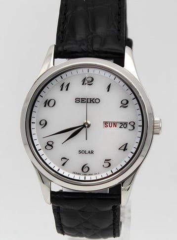 Seiko - Solar Date Display Japan - Zonder minimumprijs -
