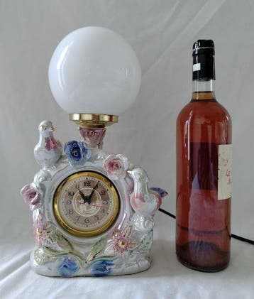Ombline - France - Lamp - Lamp in majolieke keramiek -