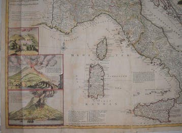 Italië - Italië; Herman Moll - A New Map of Italy, Boeken, Nieuw