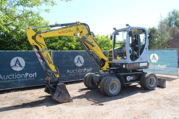 Veiling: Wielgraafmachine Wacker Neuson 6503 Diesel 2015, Zakelijke goederen, Machines en Bouw | Kranen en Graafmachines, Ophalen