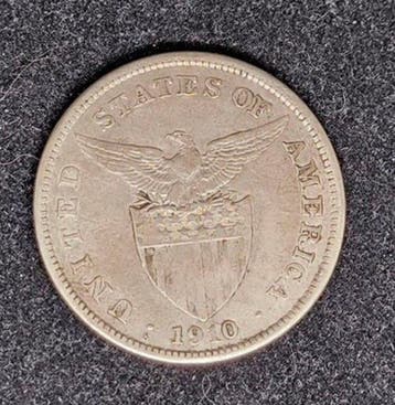 Filipijnen. 1 Peso 1910 (Zonder minimumprijs)