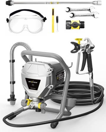 Airless Verfspuit 550W | Retour Deal | 55% korting, direc..., Verzenden, Zo goed als nieuw, Verfspuit of Verfpomp