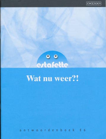Estafette nieuw antwoordenboek E6. Wat nu weer?!, Verzenden, Nieuw