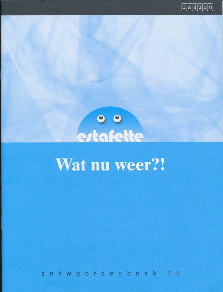 Estafette nieuw antwoordenboek E6. Wat nu weer?!, Boeken, Schoolboeken, Verzenden