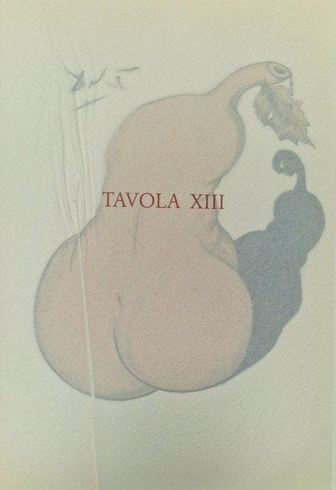 Salvador Dali (1904-1989) - Casanova, 1980, Tavola XIII, Antiek en Kunst, Antiek | Overige Antiek