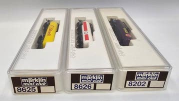 Märklin Z - 8202 / 8626 / 8625 - Modeltrein goederenwagon, Hobby & Loisirs créatifs