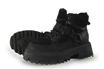 Buffalo Veterboots in maat 39 Zwart, Kleding | Dames, Verzenden, Zwart, Overige typen, Gedragen