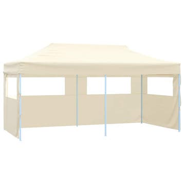 vidaXL Partytent met 4 zijwanden inklapbaar 3x6 m staal, Verzenden, Nieuw