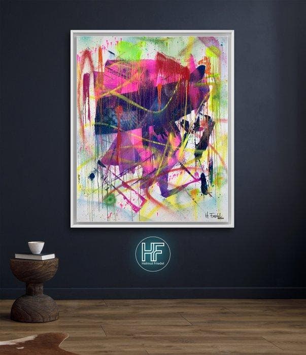 H. Friedel - Pop Up Art, Antiek en Kunst, Kunst | Schilderijen | Modern