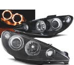 PHARES POUR PEUGEOT 206 02- ANGEL EYES NOIR 4K, Verzenden, Neuf