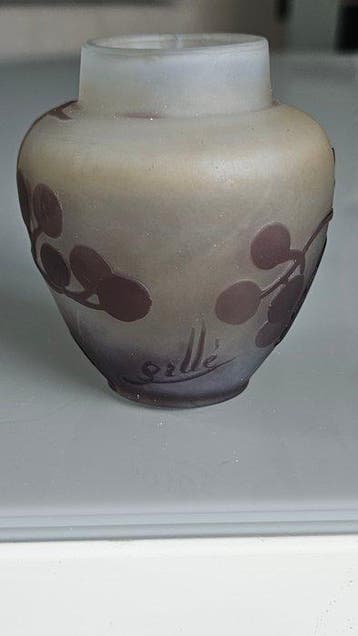 Emile Gallé - Vase - Verre - Art Nouveau