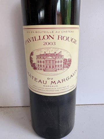 2003 Pavillon Rouge du Château Margaux, 2nd wine Ch. Margaux, Verzamelen, Nieuw