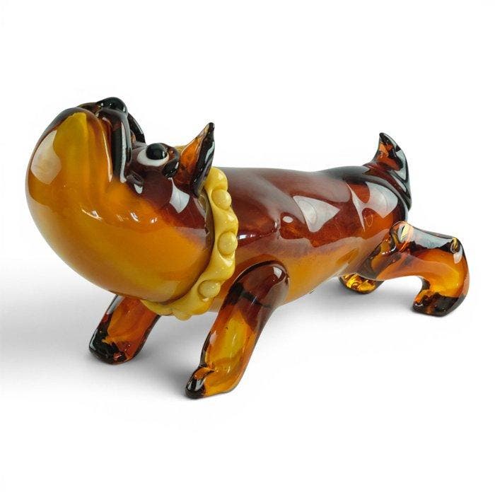 sculptuur, Expressive English Bulldog - 40 cm - 6.7 kg - 25, Antiek en Kunst, Curiosa en Brocante