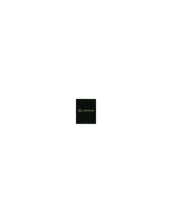 1992 LEXUS LS400 BROCHURE NEDERLANDS, Livres, Autos | Brochures & Magazines, Enlèvement ou Envoi