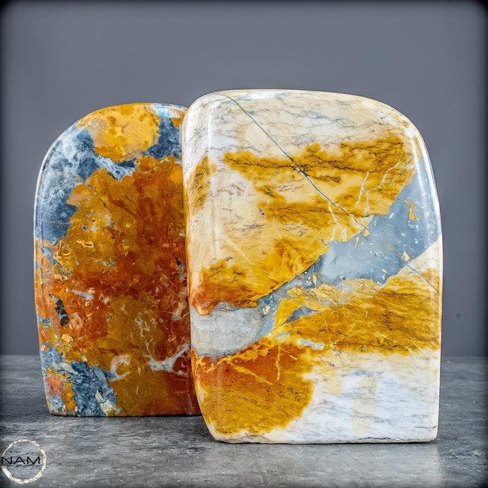 Picture Jasper vrijvormen – kunstwerken van de natuur in, Verzamelen, Mineralen en Fossielen
