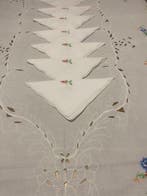 Nappe - 250 cm - 166 cm - Nappe au point de croix, Antiquités & Art